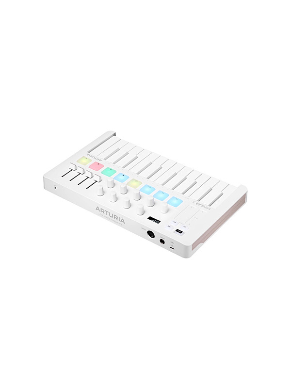 【美品】ARTURIA MiniLab3 Alpine White Introducing Arturias MiniLab 3 Alpine White